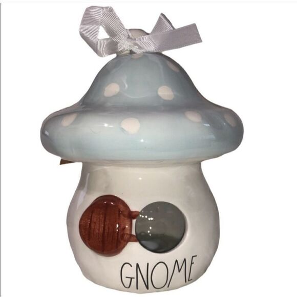 Rae Dunn GNOME mushroom birdhouse - Picture 2 of 2